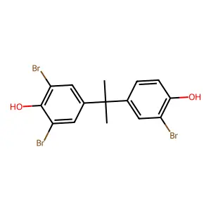Tribromobisphenol A structure