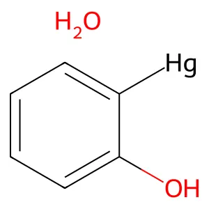 2-Hydroxyphenyl--mercury--water (1/1/1) structure