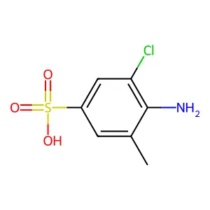 Benzenesulfonic acid, 4-amino-3-chloro-5-methyl- structure