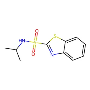 N-(Propan-2-yl)-1,3-benzothiazole-2-sulfonamide structure