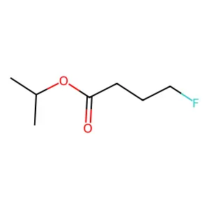 Butyric acid, 4-fluoro-, isopropyl ester structure