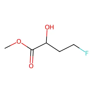 Methyl 4-fluoro-2-hydroxybutanoate structure