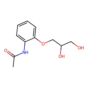 Acetanilide, 2'-(2,3-dihydroxypropoxy)- structure