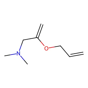 Allylamine, 2-(allyloxy)-N,N-dimethyl- structure