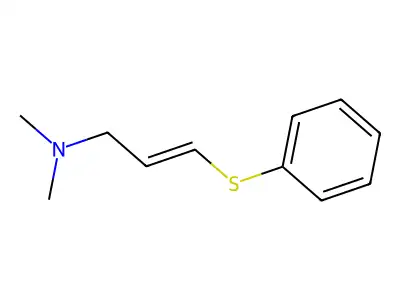 3-(Phenylthio)-N,N-dimethyl-2-propen-1-amine structure