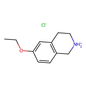 6-Ethoxy-1,2,3,4-tetrahydroisoquinoline--hydrogen chloride (1/1) structure