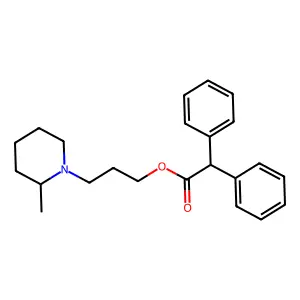 3-(2-Methylpiperidin-1-yl)propyl diphenylacetate structure