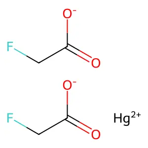 acetic acid, fluoro-, mercury(ii) salt structure