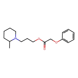 3-(2-Methylpiperidin-1-yl)propyl phenoxyacetate structure