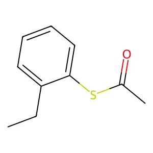 S-(2-ethylphenyl) ethanethioate structure