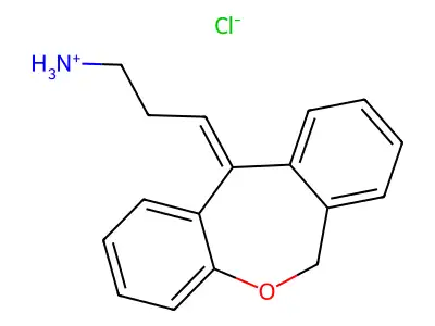 Didemethyldoxepin HCl structure