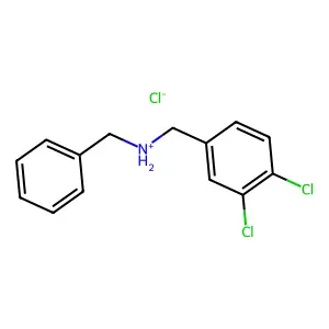N-Benzyl-1-(3,4-dichlorophenyl)methanamine--hydrogen chloride (1/1) structure