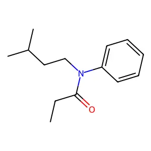 Propionanilide, N-isopentyl- structure