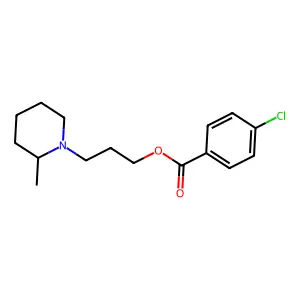 3-(2-Methylpiperidin-1-yl)propyl 4-chlorobenzoate structure
