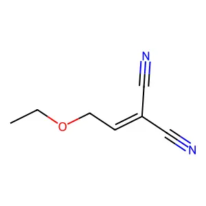 Malononitrile, (ethoxyethylidene)- structure