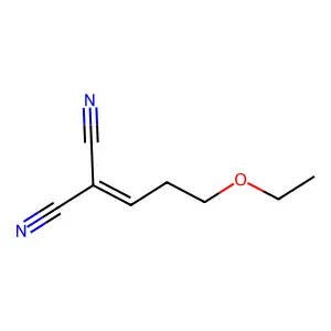 Malononitrile, (ethoxypropylidene)- structure