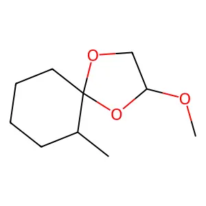 1,4-Dioxaspiro(4.5)decane-3-methanol, 6-methyl- structure