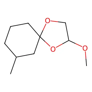 1,4-Dioxaspiro(4.5)decane-3-methanol, 7-methyl- structure
