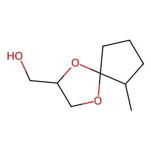 1,4-Dioxaspiro(4.4)nonane-2-methanol, 6-methyl- structure