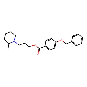 3-(2-Methylpiperidin-1-yl)propyl 4-(benzyloxy)benzoate structure