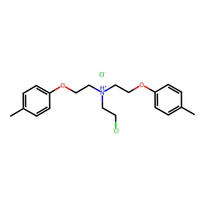 Ethylamine, 2-chloro-bis-N-(4-methylphenoxyethyl)-, hydrochloride structure