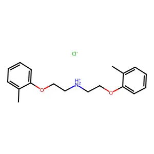 Ethylamine, beta-o-tolyloxy-N-(o-tolyloxyethyl)-, hydrochloride structure
