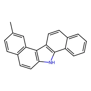 7H-Dibenzo(a,g)carbazole, 2-methyl- structure