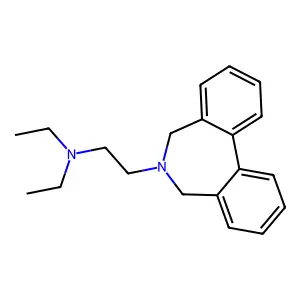5H-Dibenz(c,e)azepine, 6,7-dihydro-6-(beta-(diethylamino)ethyl)- structure