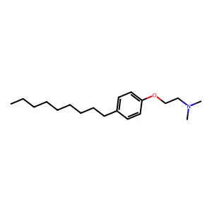 Ether, (2-dimethylamino)ethyl p-nonylphenyl structure