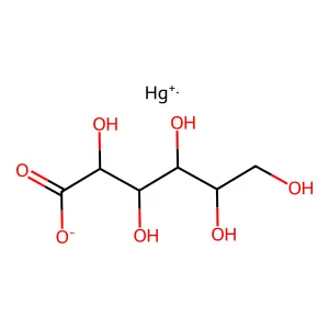 Mercury gluconate structure