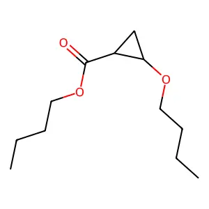 Butyl 2-butoxycyclopropane-1-carboxylate structure