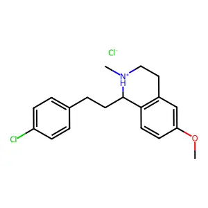 C19H22ClNO.ClH structure