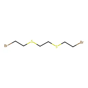 Ethane, 1,2-bis(2-bromoethylthio)- structure