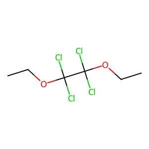 Ethane, 1,2-diethoxy-1,1,2,2-tetrachloro- structure