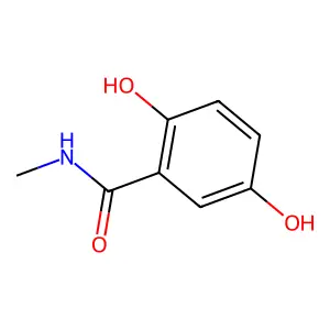Gentisamide, N-methyl- structure