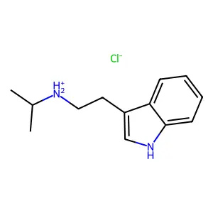 Indole, 3-(2-(isopropylamino)ethyl)-, monohydrochloride structure