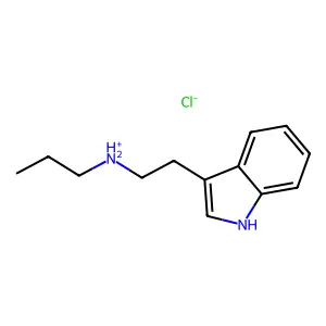 Indole, 3-(2-(n-propylamino)ethyl)-, monohydrochloride structure