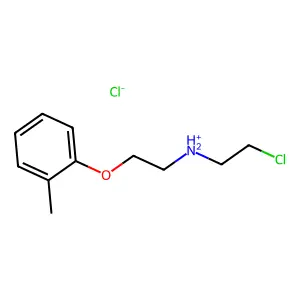 2-Chloro-N-(2-(2-methylphenoxy)ethyl)ethan-1-amine--hydrogen chloride (1/1) structure