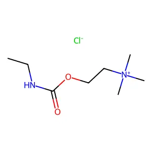 Choline, chloride, ethylcarbamate structure