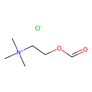 Choline, chloride, formate structure