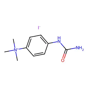 Ammonium, trimethyl(p-ureidophenyl)-, iodide structure