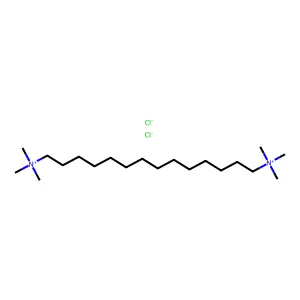 Ammonium, tetradecamethylenebis(trimethyl-,dichloride structure
