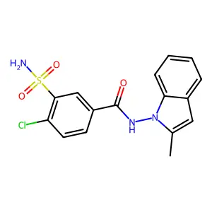 Dehydroindapamide structure