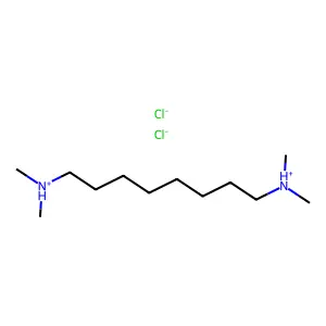 N~1~,N~1~,N~8~,N~8~-Tetramethyloctane-1,8-diamine--hydrogen chloride (1/2) structure