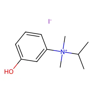 Ammonium, dimethyl(3-hydroxyphenyl)isopropyl-, iodide structure