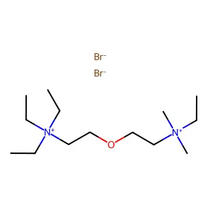 Ammonium, N,N-dimethyl-N,N',N',N'-tetraethyl-N,N'-oxydiethylenedi-, dibromide structure