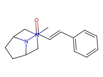 3-Methyl-8-(3-phenylacryloyl)-3,8-diazabicyclo[3.2.1]octane structure