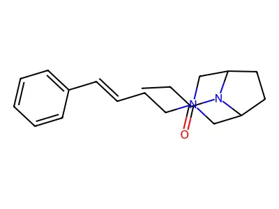 3-(4-Phenyl-3-butenyl)-8-propionyl-3,8-diazabicyclo[3.2.1]octane structure