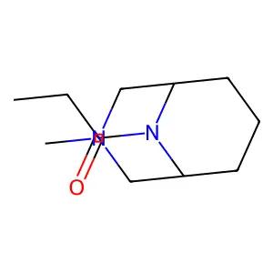 3,9-Diazabicyclo(3.3.1)nonane, 3-methyl-9-propionyl- structure