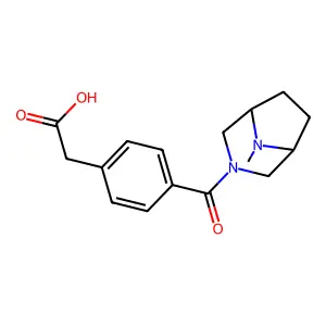 3,8-Diazabicyclo(3.2.1)octane, 3-((alpha-carboxy)-p-toluoyl)-8-methyl- structure